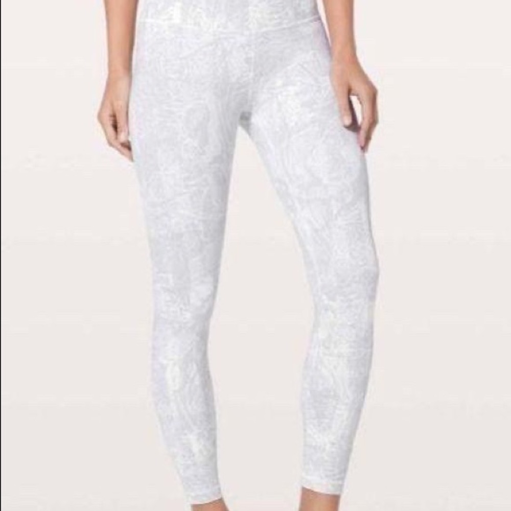 Wunder Under Hi-Rise Tight 25" Eternal Wave White